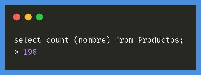 select count(*), count(1) y count(nombre): batalla de los counts de SQL